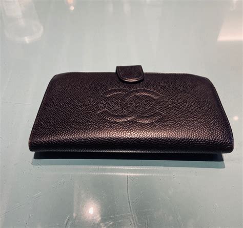 chanel vintage cognac|pre owned chanel wallet.